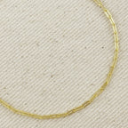 18K Gold Filled Mini Paperclip Chain Bracelet