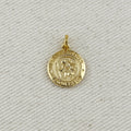 18k Gold Filled Saint Christopher Medal Pendant