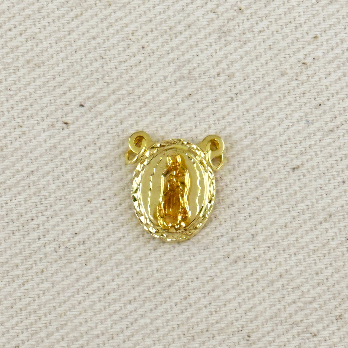 18k Gold Filled Lady Guadalupe Scapular Accessory – Two Tone