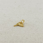 18k Gold Filled Hummingbird Charm