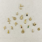 18k Gold Filled Polished Cross Charm