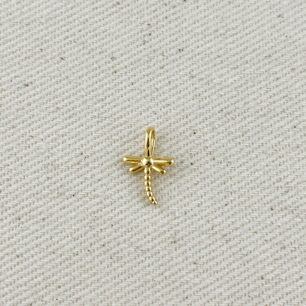 18k Gold Filled Dragonfly Charm