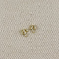Mondsee 18k Gold Filled Cactus Stud Earrings | 18k Gold Filled Jewelry