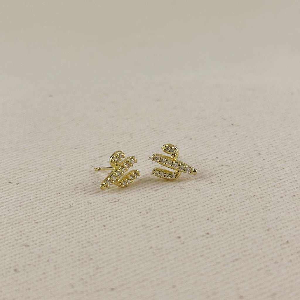 Mondsee 18k Gold Filled Cactus Stud Earrings | 18k Gold Filled Jewelry