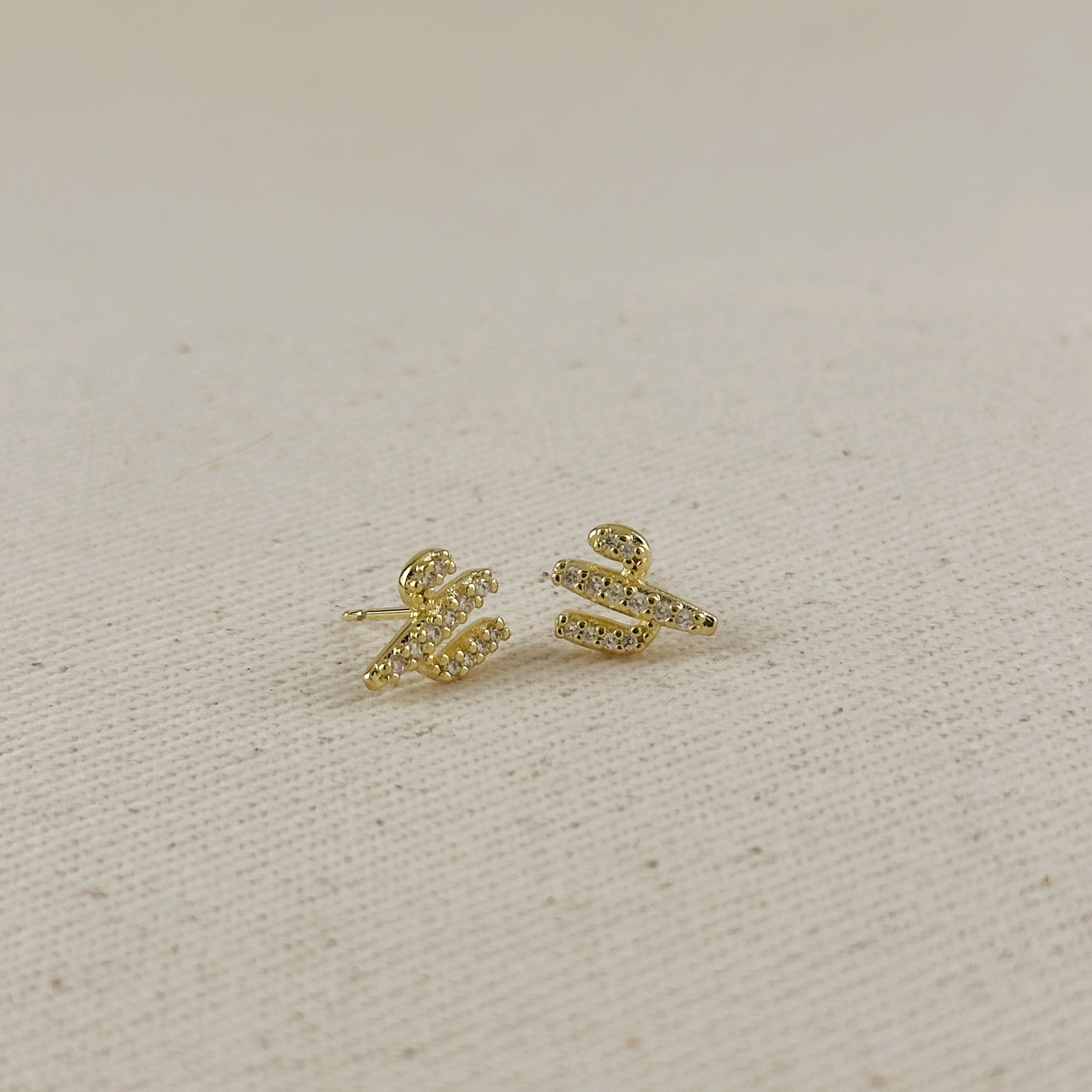 Mondsee 18k Gold Filled Cactus Stud Earrings | 18k Gold Filled Jewelry