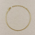 Mondsee 18k Gold Filled Lace Chain Anklet | 18k Gold Filled Jewelry