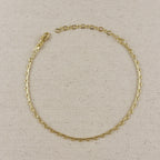 Mondsee 18k Gold Filled Lace Chain Anklet | 18k Gold Filled Jewelry