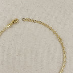 Mondsee 18k Gold Filled Lace Chain Anklet | 18k Gold Filled Jewelry