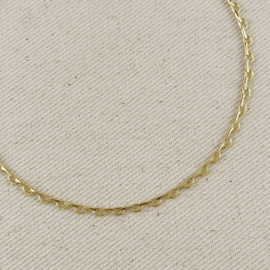 Mondsee 18k Gold Filled Lace Chain Anklet | 18k Gold Filled Jewelry