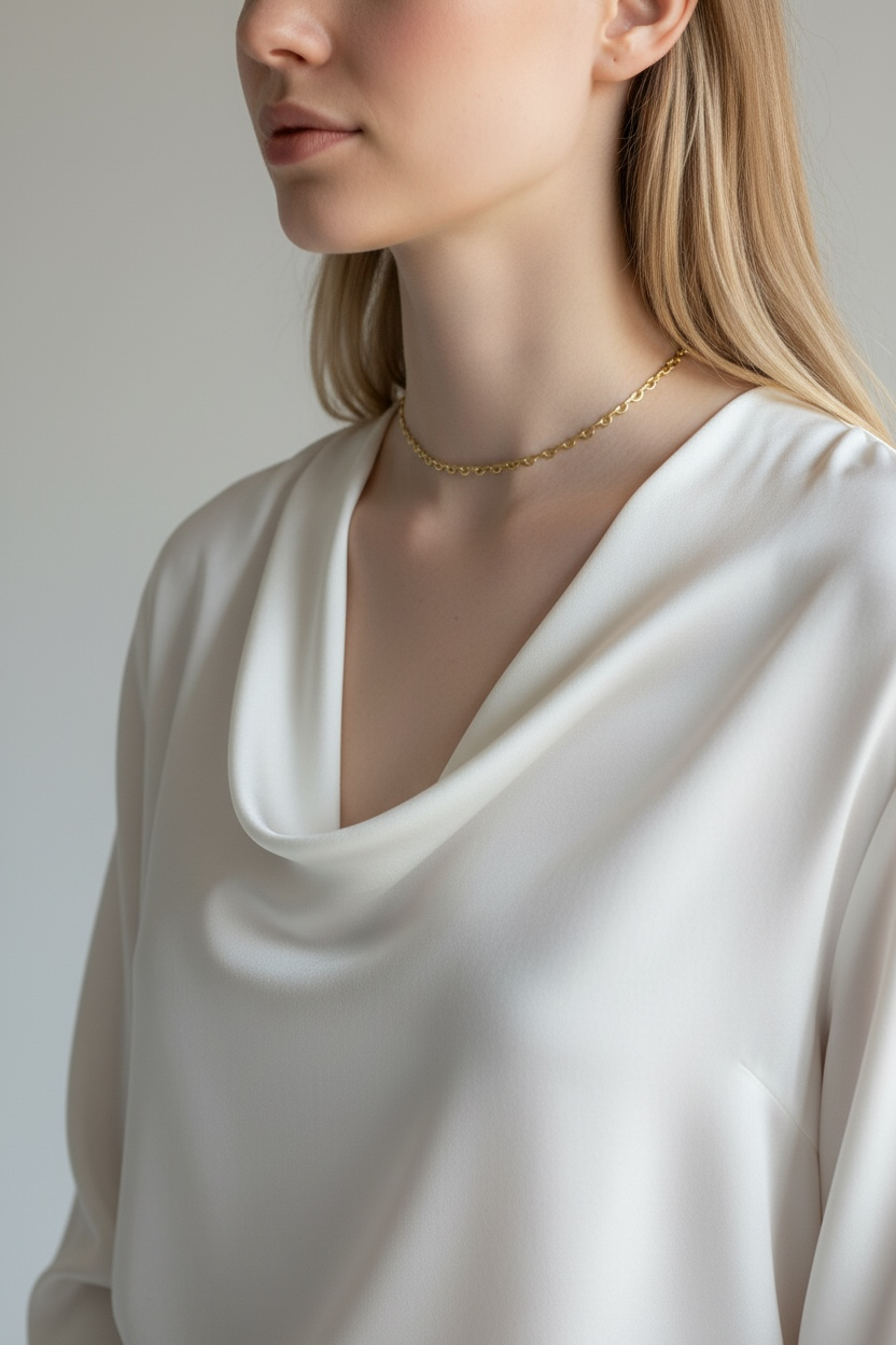 Mondsee 18k Gold Filled Lace Chain Choker Necklace | 18k Gold Filled Jewelry