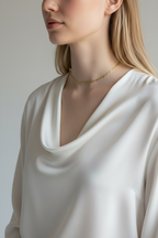 Mondsee 18k Gold Filled Lace Chain Choker Necklace | 18k Gold Filled Jewelry