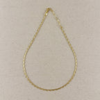 Mondsee 18k Gold Filled Lace Chain Choker Necklace | 18k Gold Filled Jewelry