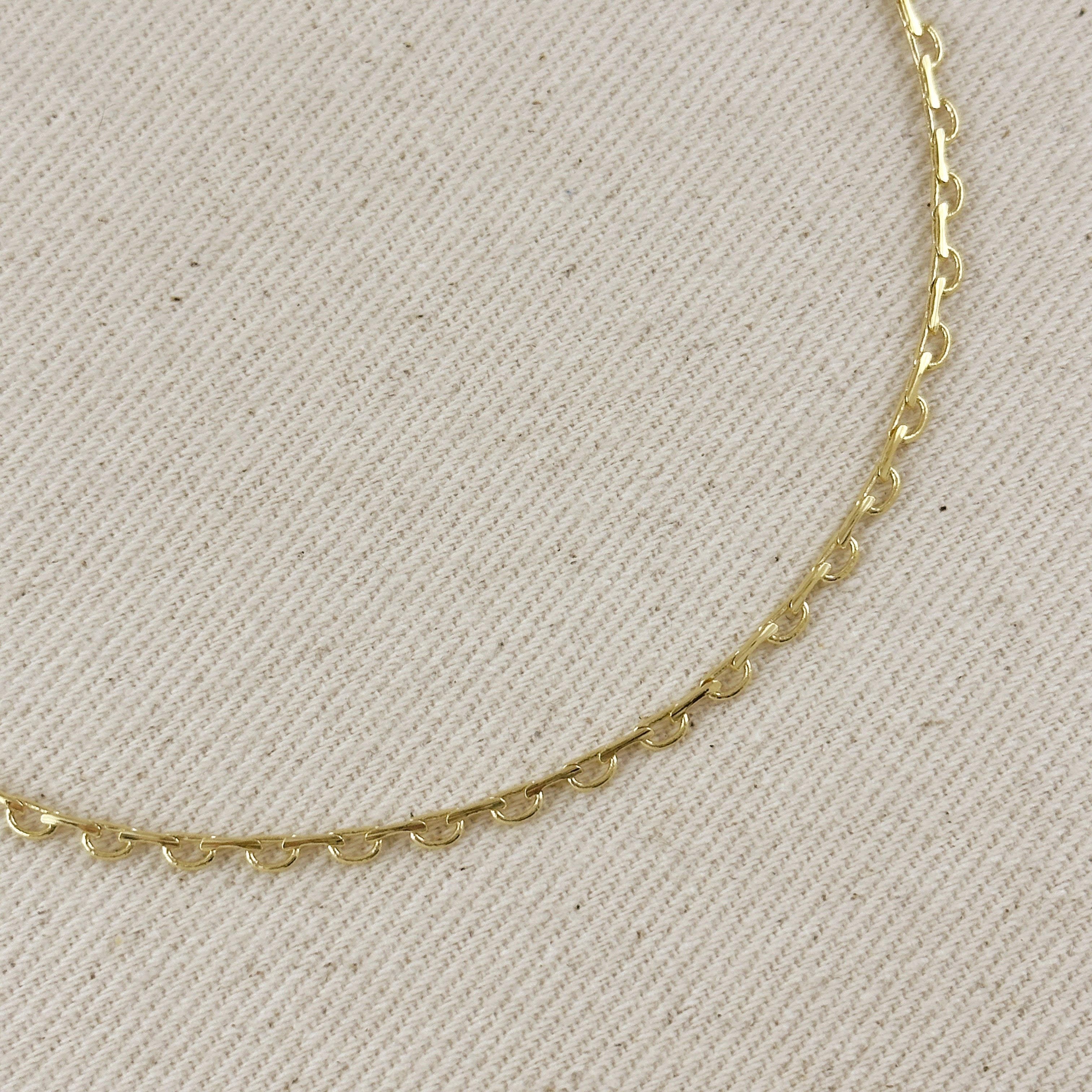 Mondsee 18k Gold Filled Lace Chain Choker Necklace | 18k Gold Filled Jewelry