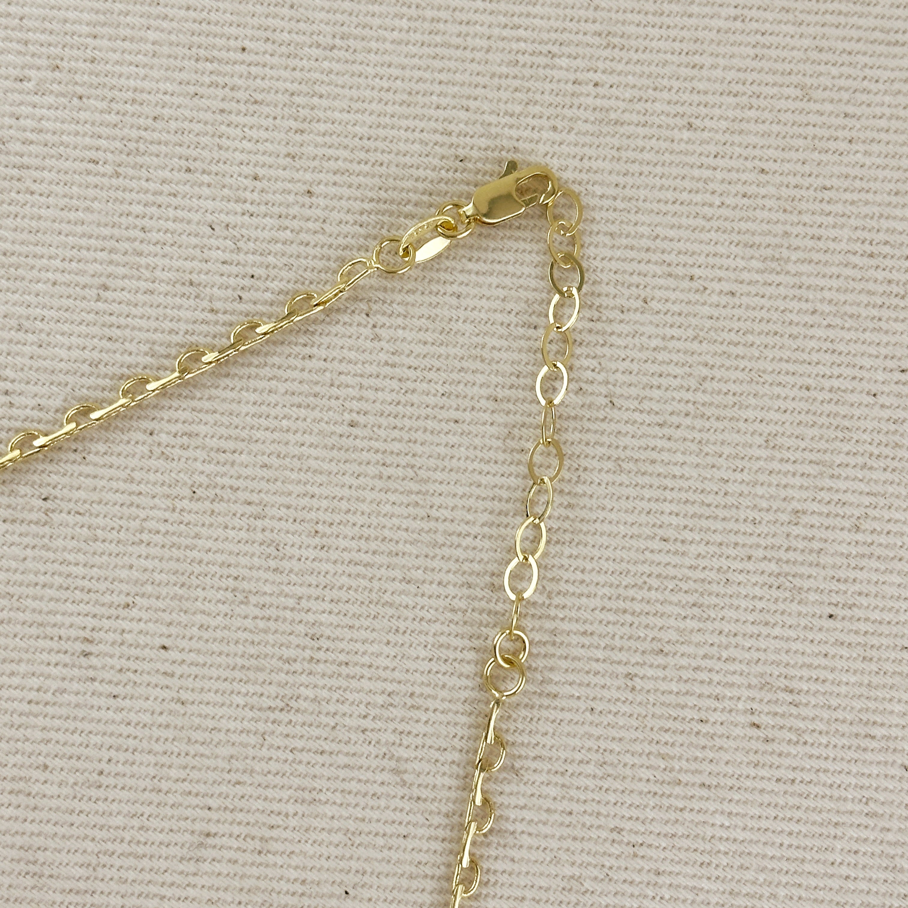 Mondsee 18k Gold Filled Lace Chain Choker Necklace | 18k Gold Filled Jewelry