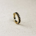 Mondsee 18k Gold Filled Marquise Eternity Band Ring | 18k Gold Filled Jewelry