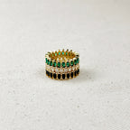 Mondsee 18k Gold Filled Marquise Eternity Band Ring | 18k Gold Filled Jewelry