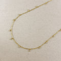 Mondsee 18k Gold Filled Paperclip With CZ Stones Belly Chain | 18k Gold Filled Jewelry