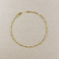 Mondsee 18k Gold Filled Mini Tube Chain Anklet | 18k Gold Filled Jewelry