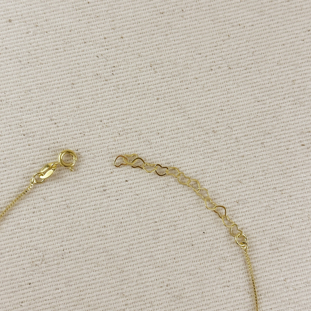 Mondsee 18k Gold Filled Colorful Micro Cubic Zirconia Anklet | 18k Gold Filled Jewelry