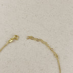 Mondsee 18k Gold Filled Colorful Micro Cubic Zirconia Anklet | 18k Gold Filled Jewelry