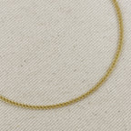Mondsee 18k Gold Filled 2.0mm thickness Cuban Anklet | 18k Gold Filled Jewelry