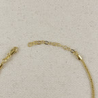 Mondsee 18k Gold Filled 2.0mm thickness Cuban Anklet | 18k Gold Filled Jewelry