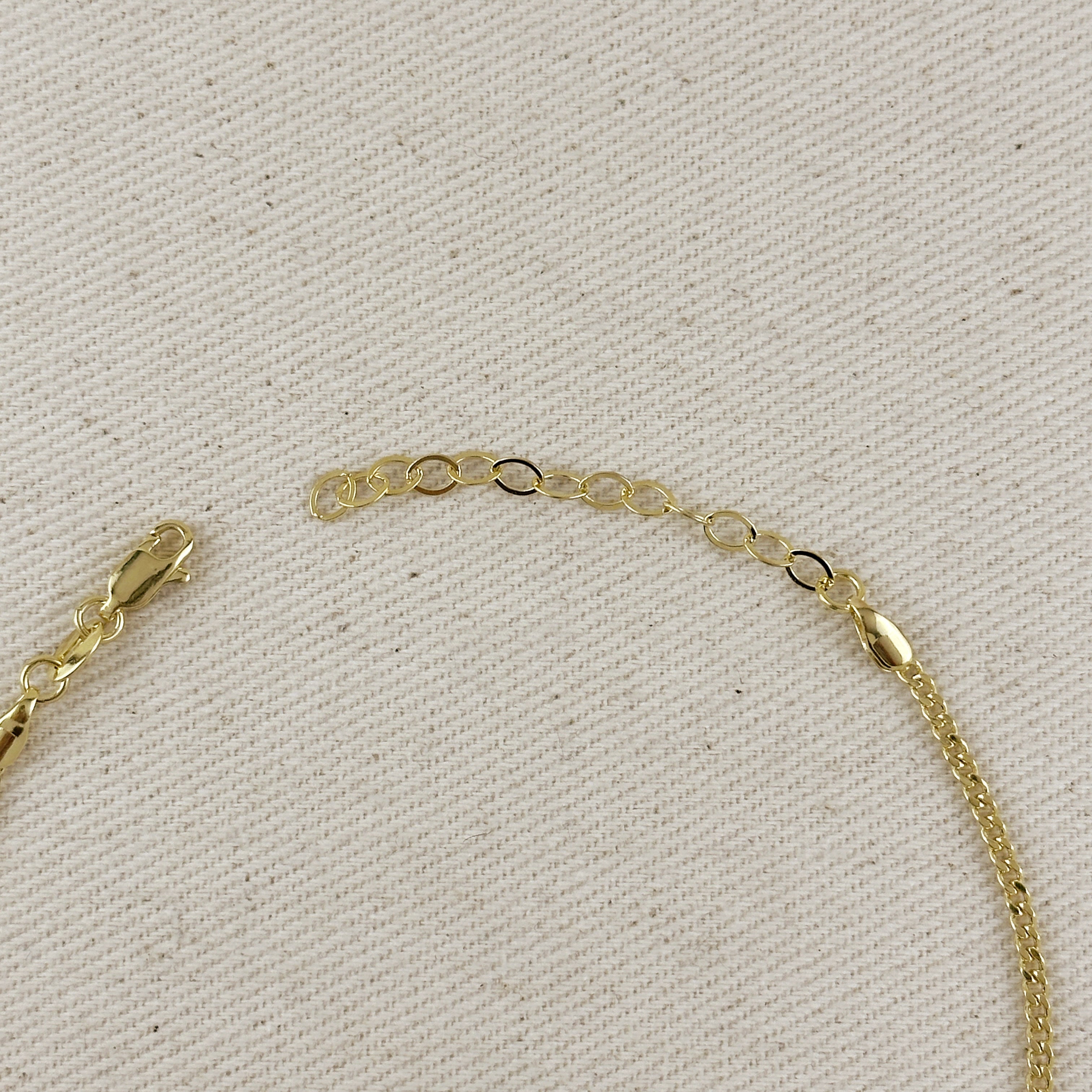 Mondsee 18k Gold Filled 2.0mm thickness Cuban Anklet | 18k Gold Filled Jewelry