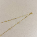 Mondsee 18k Gold Filled Bead Detailed Belly Chain | 18k Gold Filled Jewelry