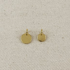 18k Gold Filled Plain Disc Pendant