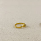 Mondsee CZ Dome Ring | 18k Gold Filled Jewelry