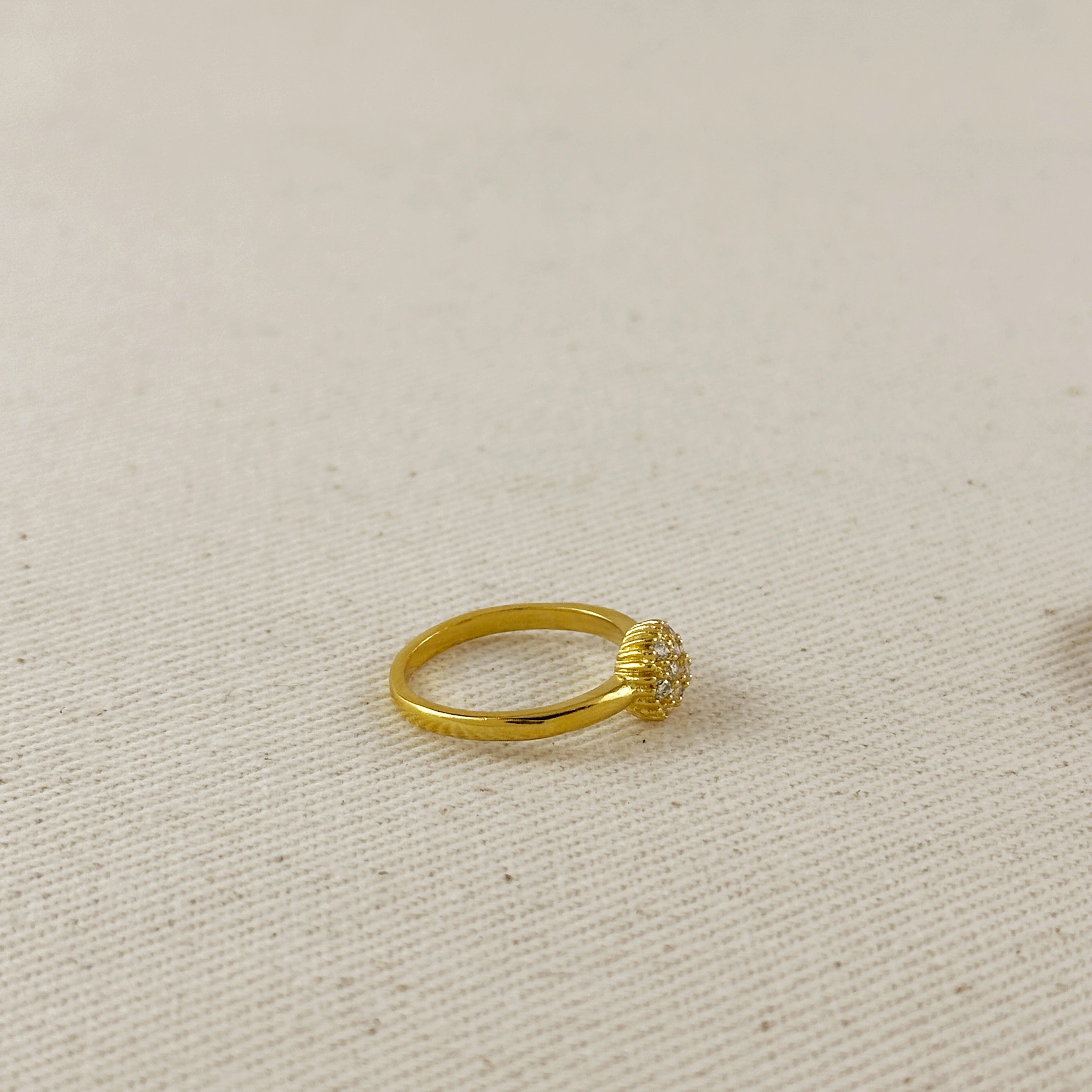 Mondsee CZ Dome Ring | 18k Gold Filled Jewelry