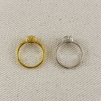 Mondsee CZ Dome Ring | 18k Gold Filled Jewelry