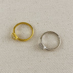 Mondsee CZ Dome Ring | 18k Gold Filled Jewelry