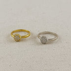 Mondsee CZ Dome Ring | 18k Gold Filled Jewelry
