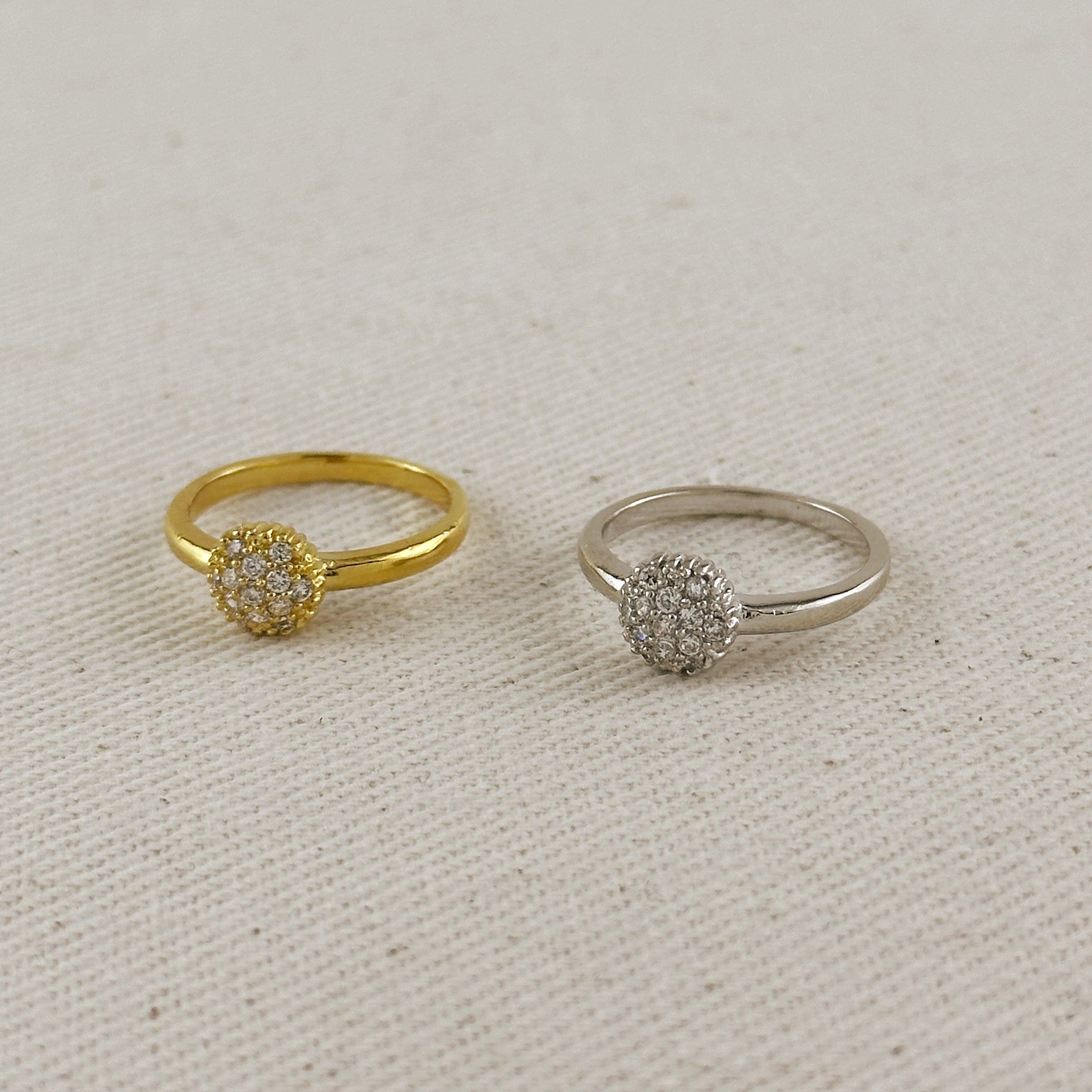 Mondsee CZ Dome Ring | 18k Gold Filled Jewelry
