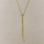 18k Gold Filled Tassel Necklace