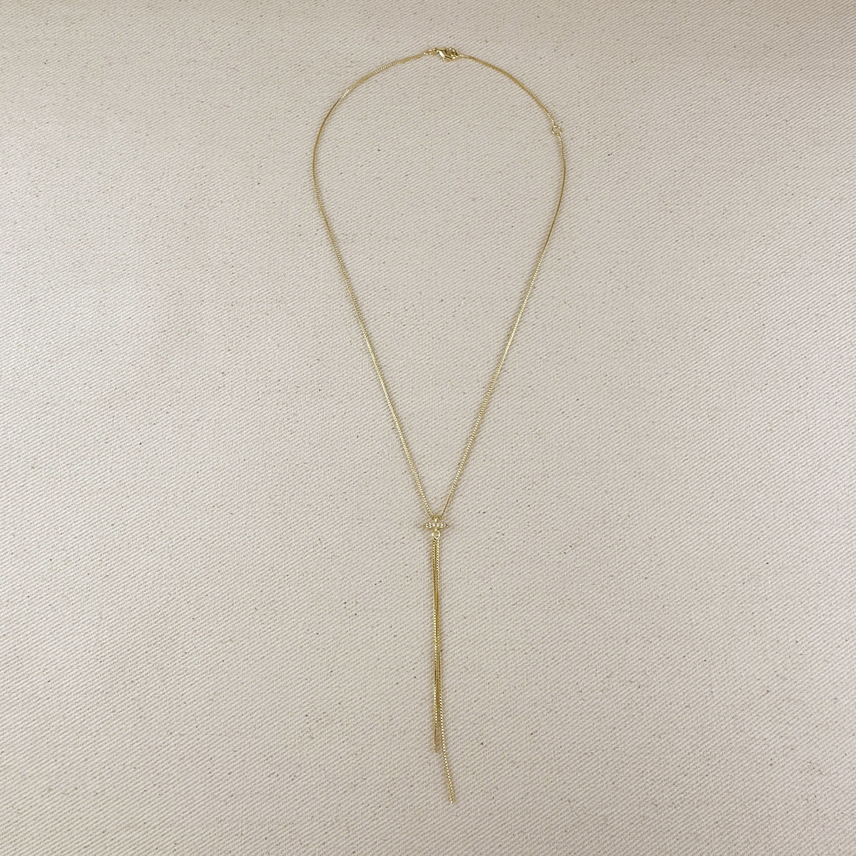 18k Gold Filled Tassel Necklace