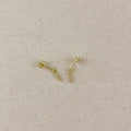 18k Gold Filled CZ Spear Drop Earrings