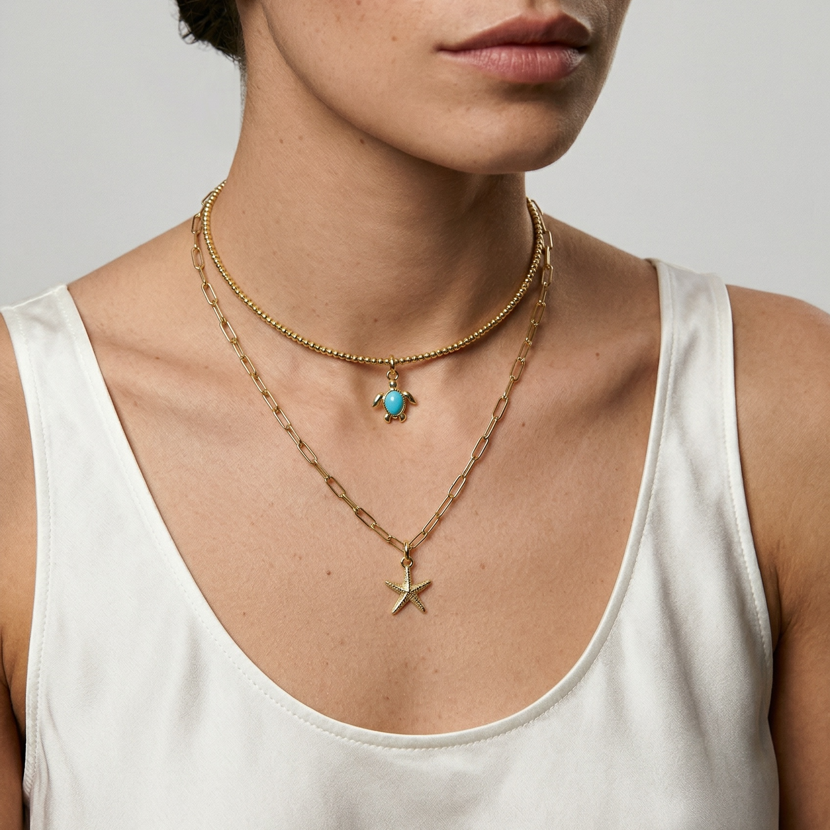 Mondsee Mini Beaded Choker | 18k Gold Filled Jewelry