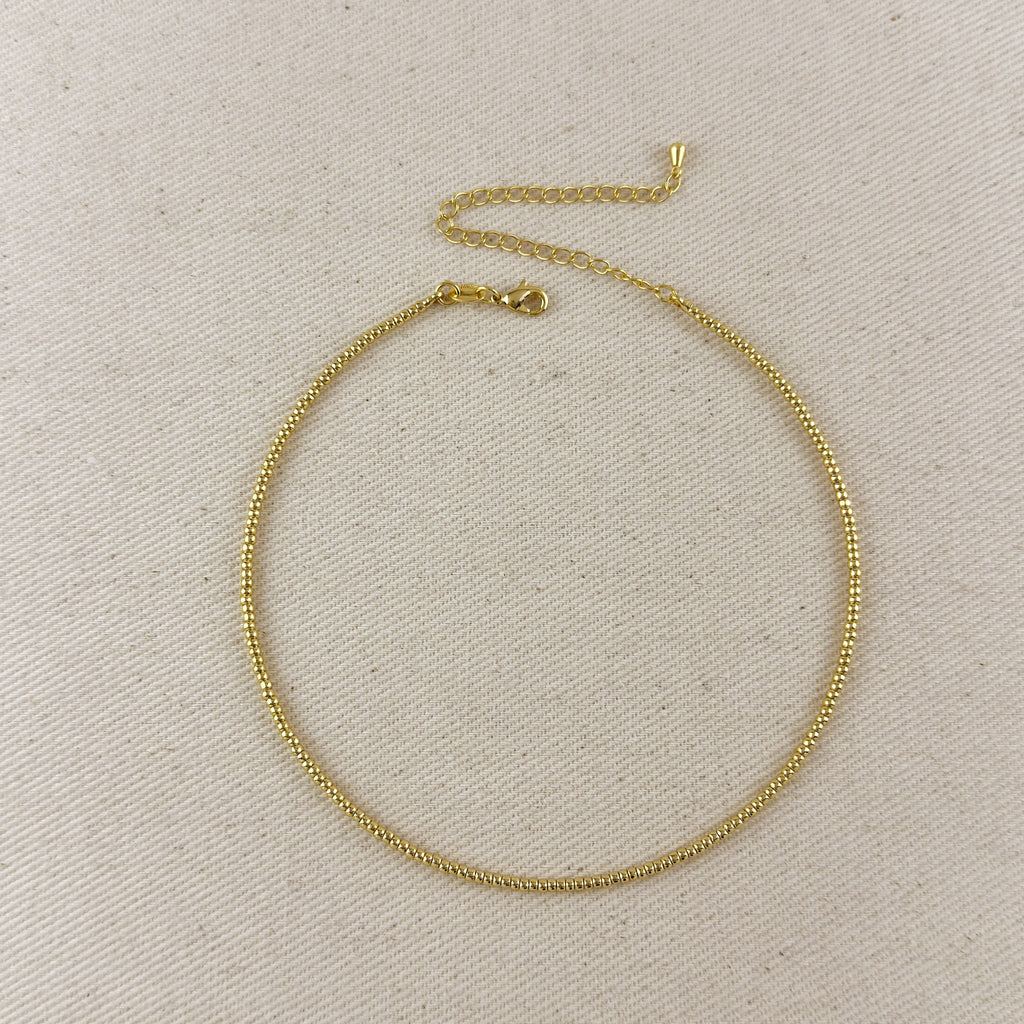 Mondsee Mini Beaded Choker | 18k Gold Filled Jewelry