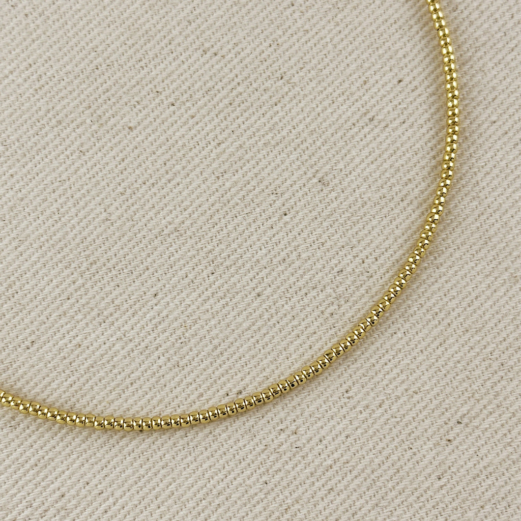 Mondsee Mini Beaded Choker | 18k Gold Filled Jewelry