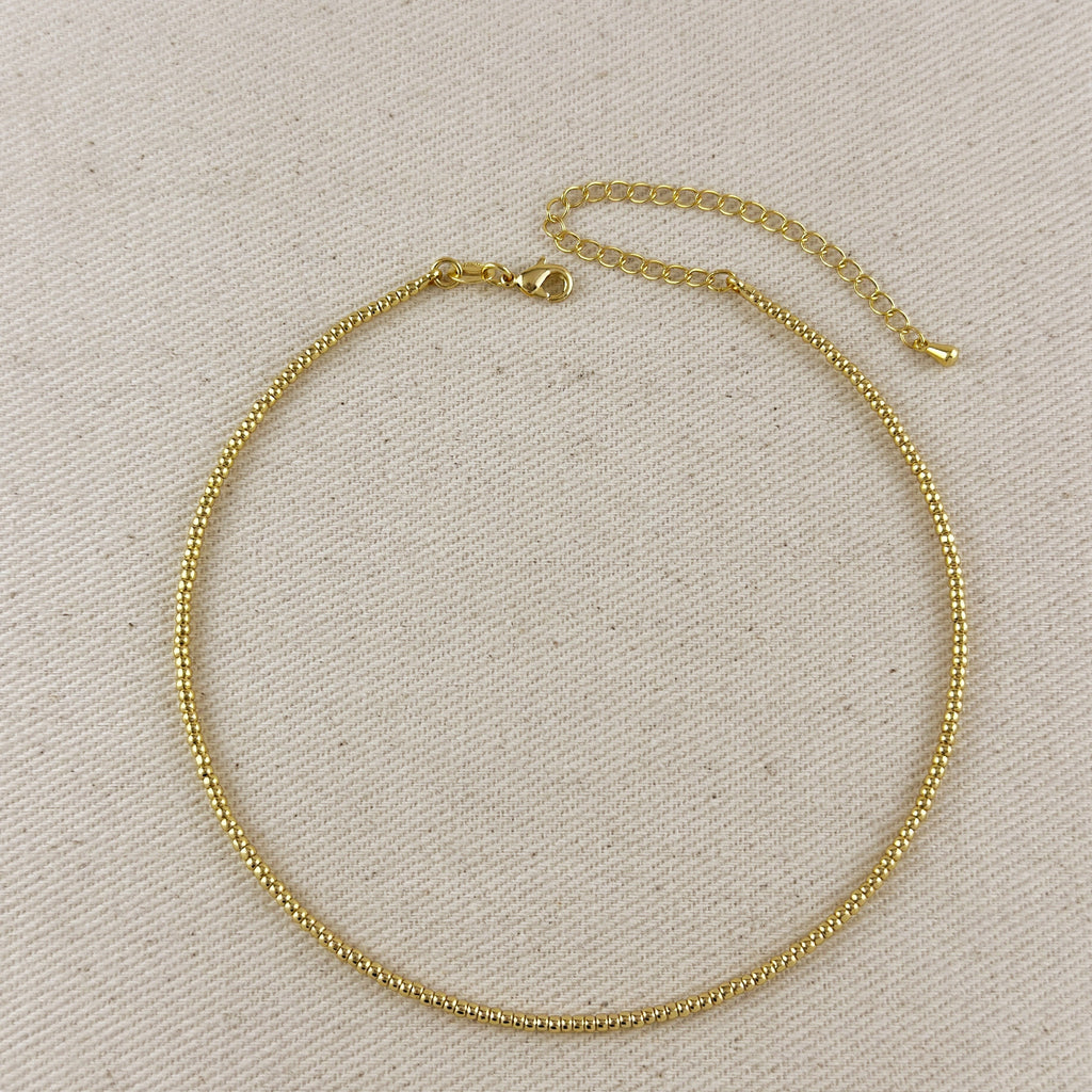Mondsee Mini Beaded Choker | 18k Gold Filled Jewelry