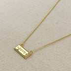 18k Gold Filled Love Necklace