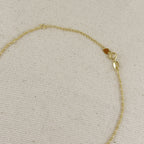 Mondsee 18k Gold Filled Rosary Ball Chain and Cross Pendant | 18k Gold Filled Jewelry