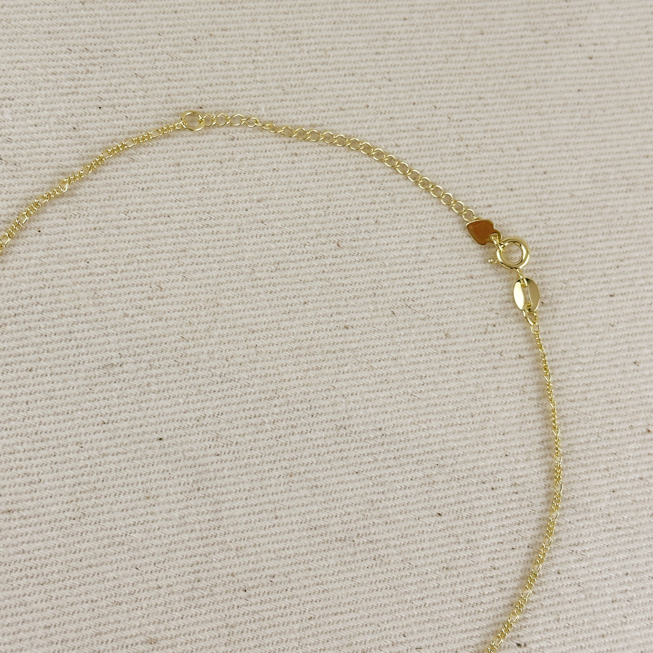 Mondsee 18k Gold Filled Rosary Ball Chain and Cross Pendant | 18k Gold Filled Jewelry