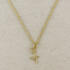 18k Gold Filled Tulip Charm Necklace