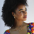 18k Gold Filled Dome Earrings
