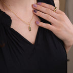 Engravable Plaque Charm 12.0mm x 5.0mm