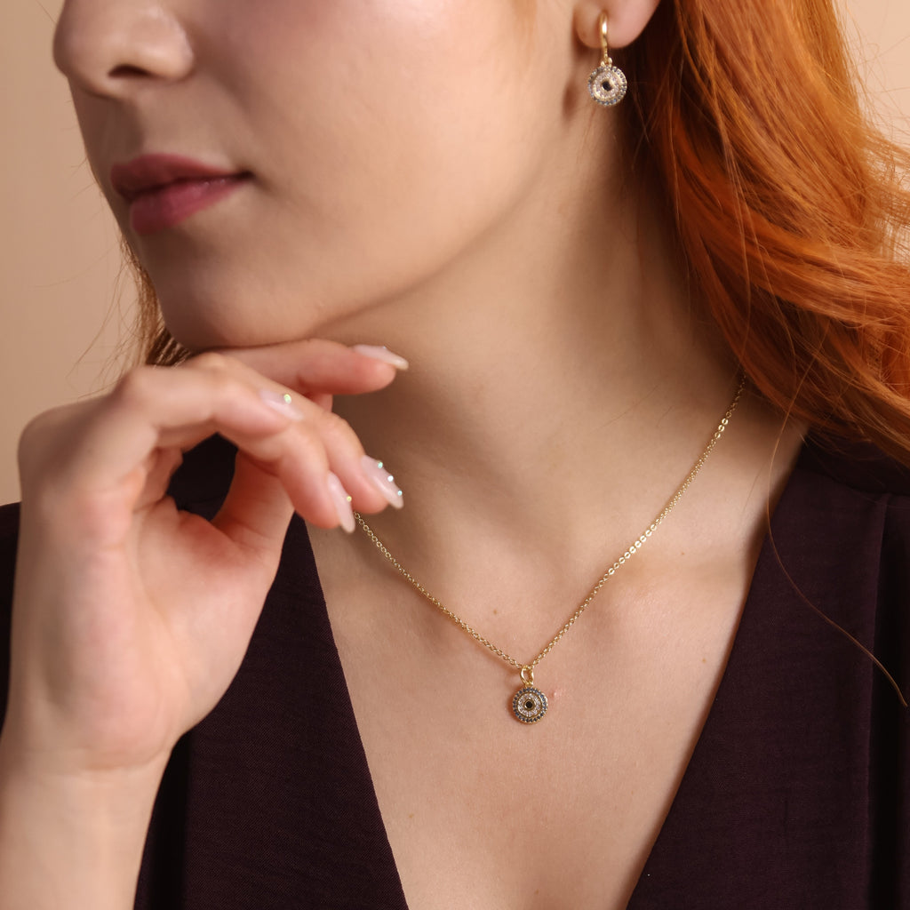 Mondsee 18k Gold Filled Protection Mandala Necklace | 18k Gold Filled Jewelry