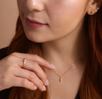 18k Gold Filled Pearl & Crystal Earrings